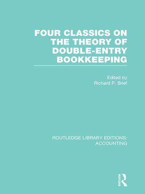 cover image of Four Classics on the Theory of Double-Entry Bookkeeping (RLE Accounting)